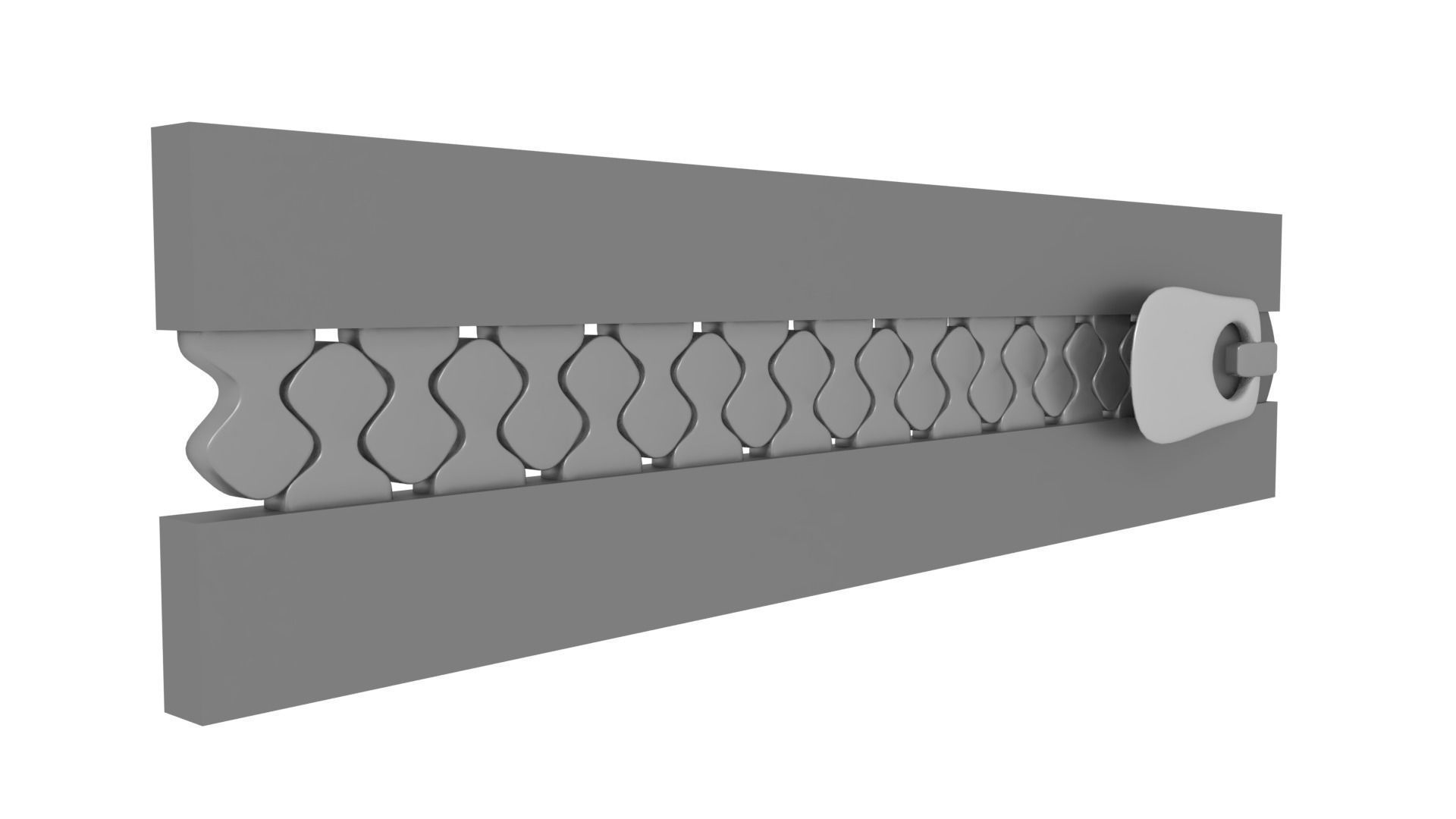 Zipper 3D model_4