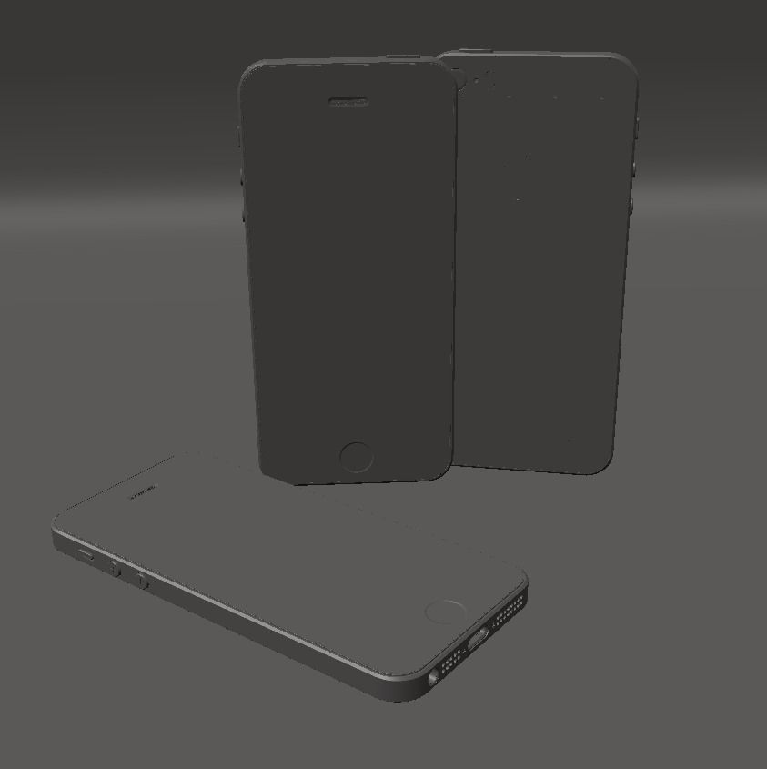 Iphone 5s 3D model_11