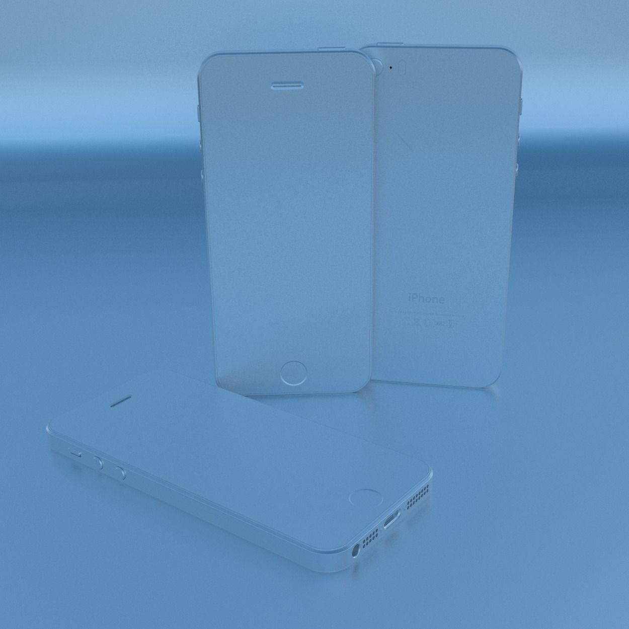 Iphone 5s 3D model_8