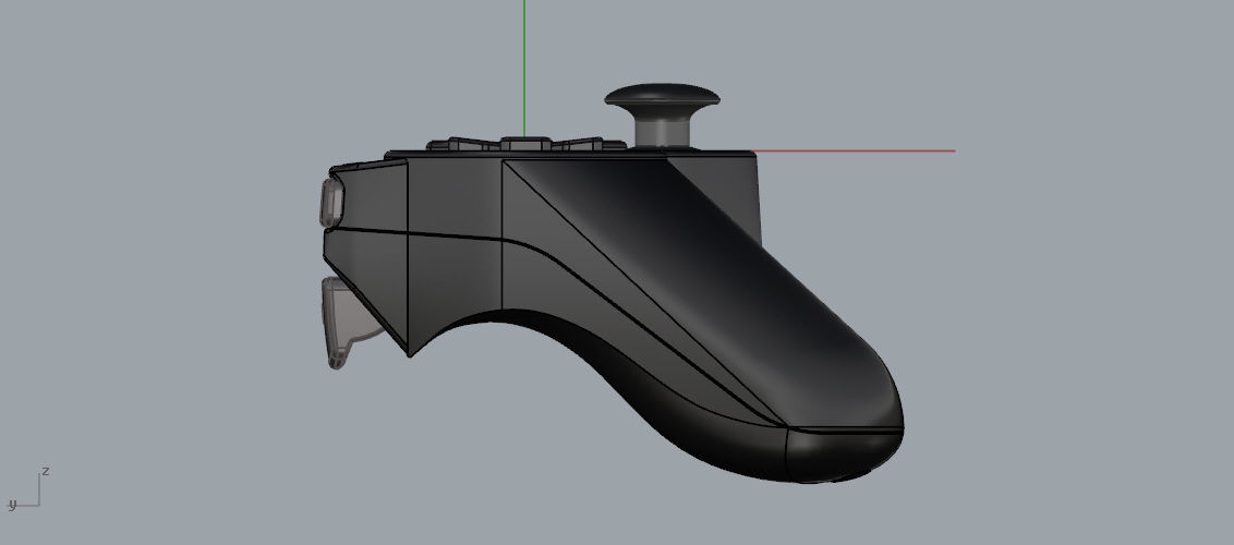 Controller PS3 3D model_19