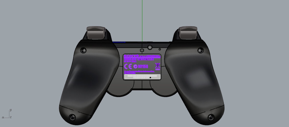 Controller PS3 3D model_24