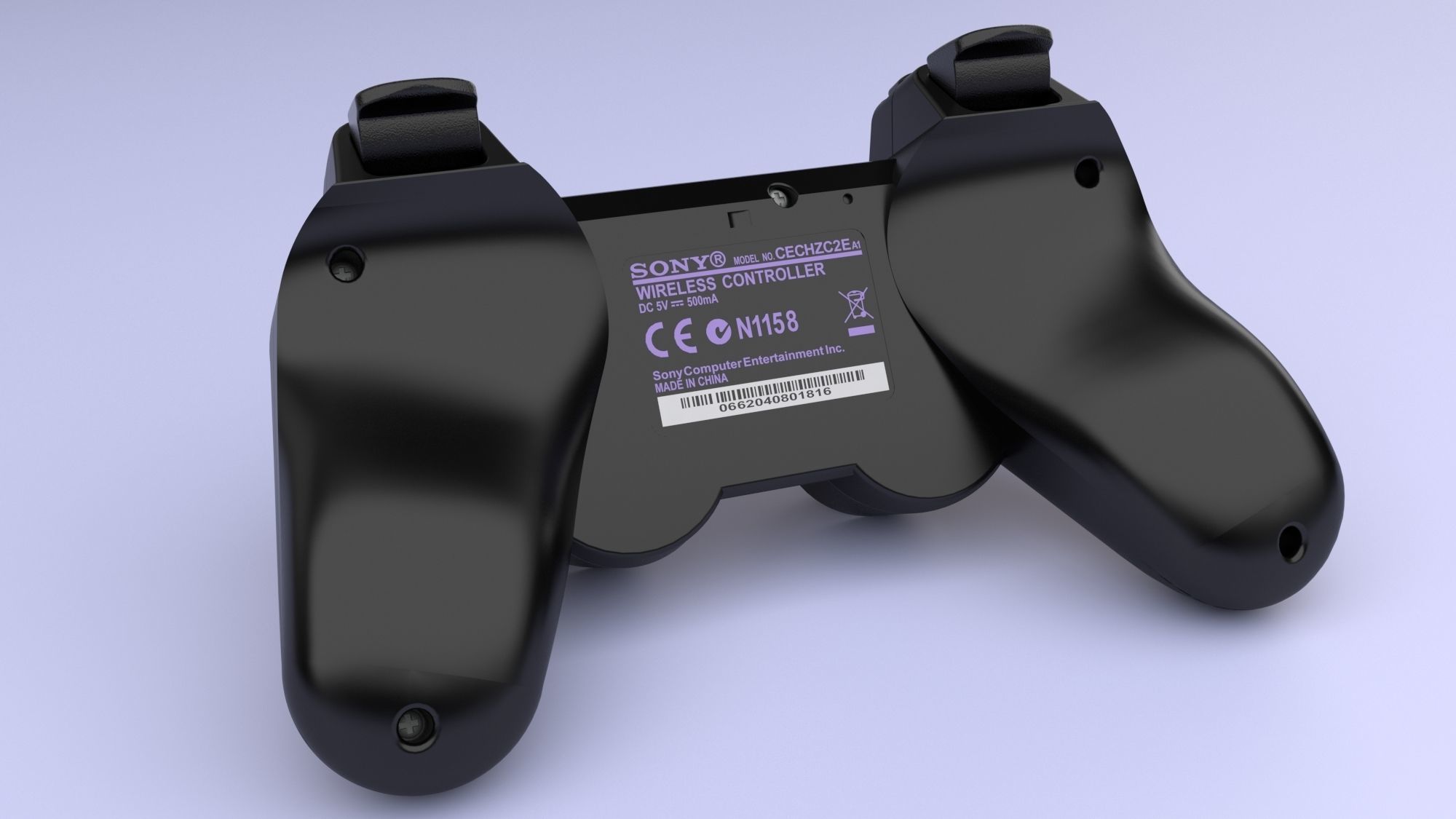Controller PS3 3D model_2