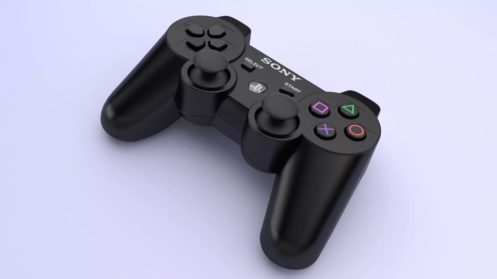 Controller PS3 3D model_0