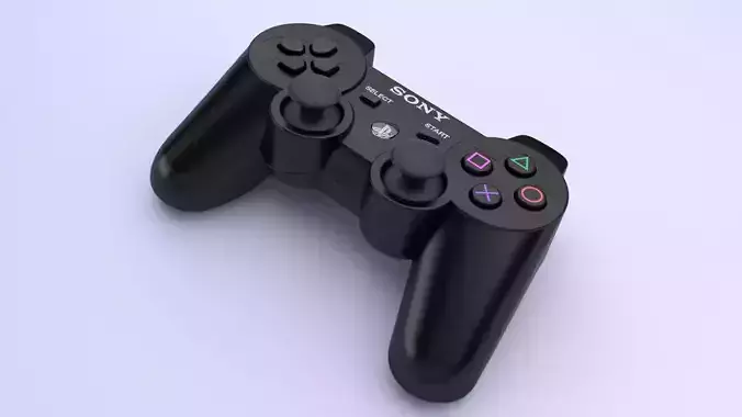 Controller PS3 3D model