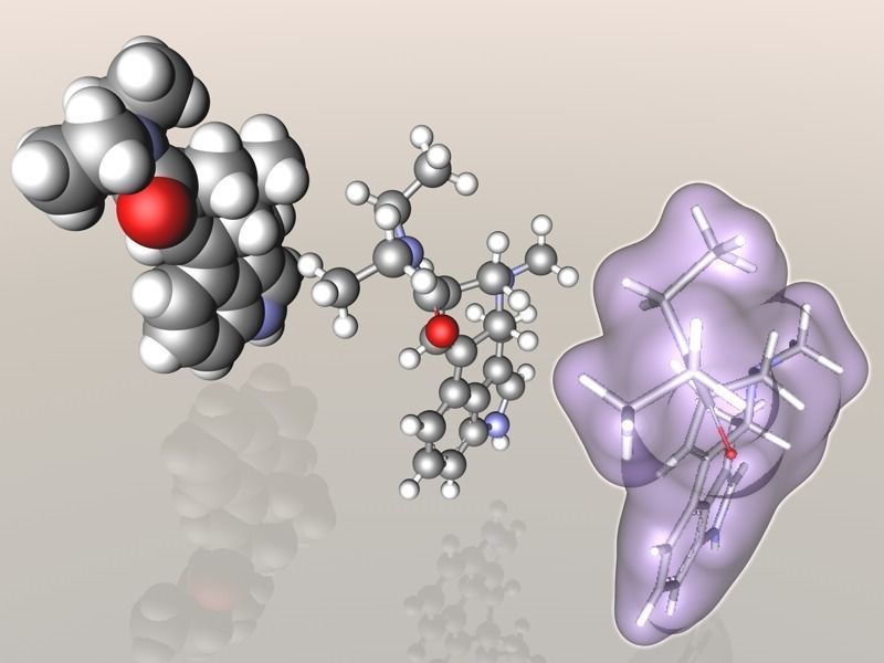 LSD Lysergic acid diethylamide molecule 3D model | CGTrader