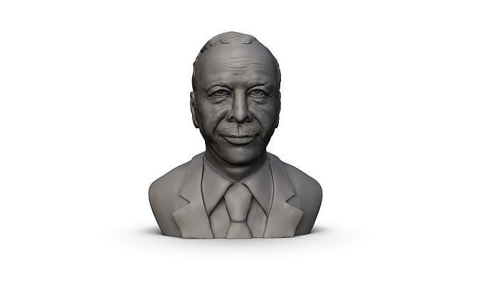Recep Tayip Erdogan 3D Print Model 3D print model
