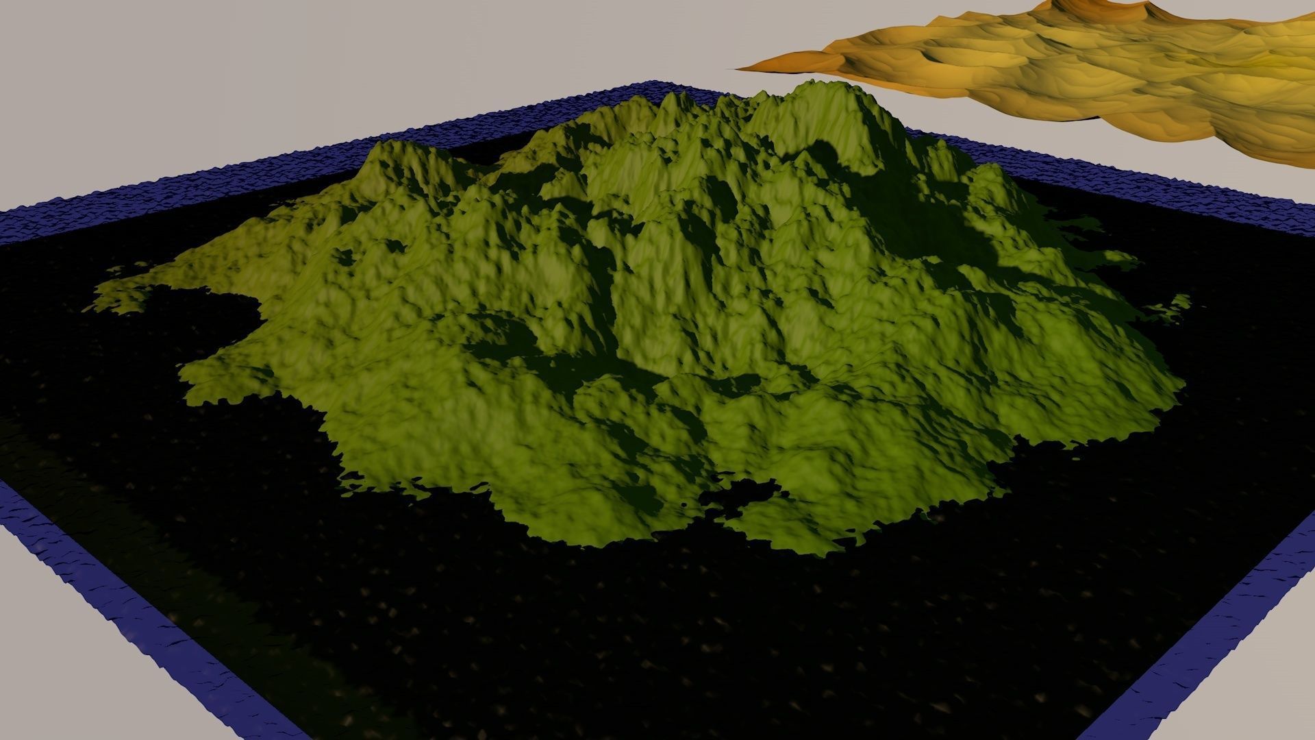 4 landscapes 3D model_2