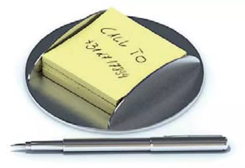 note 4 post-it holder with pen Free 3D model