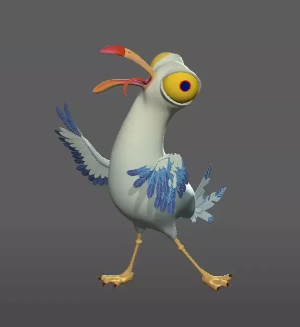 Seagull Rig Free 3D model_0