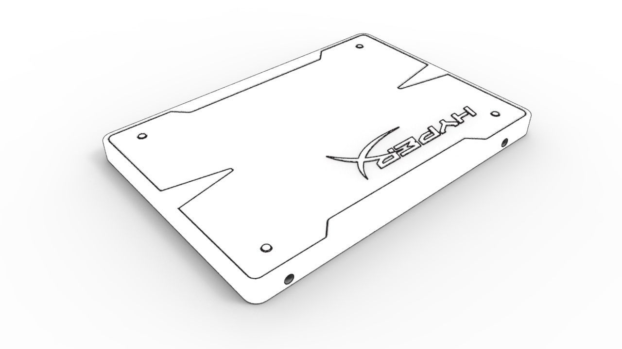 Kingston HyperX 3K SSD 3D model_5