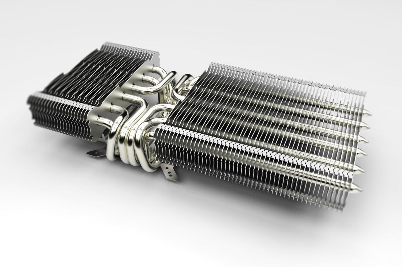 Alpenfohn Peter 2 GPU Cooler 3D model_2