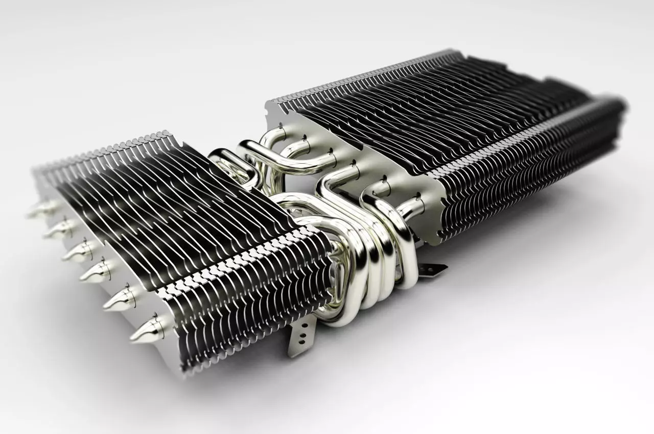 Alpenfohn Peter 2 GPU Cooler 3D model_0