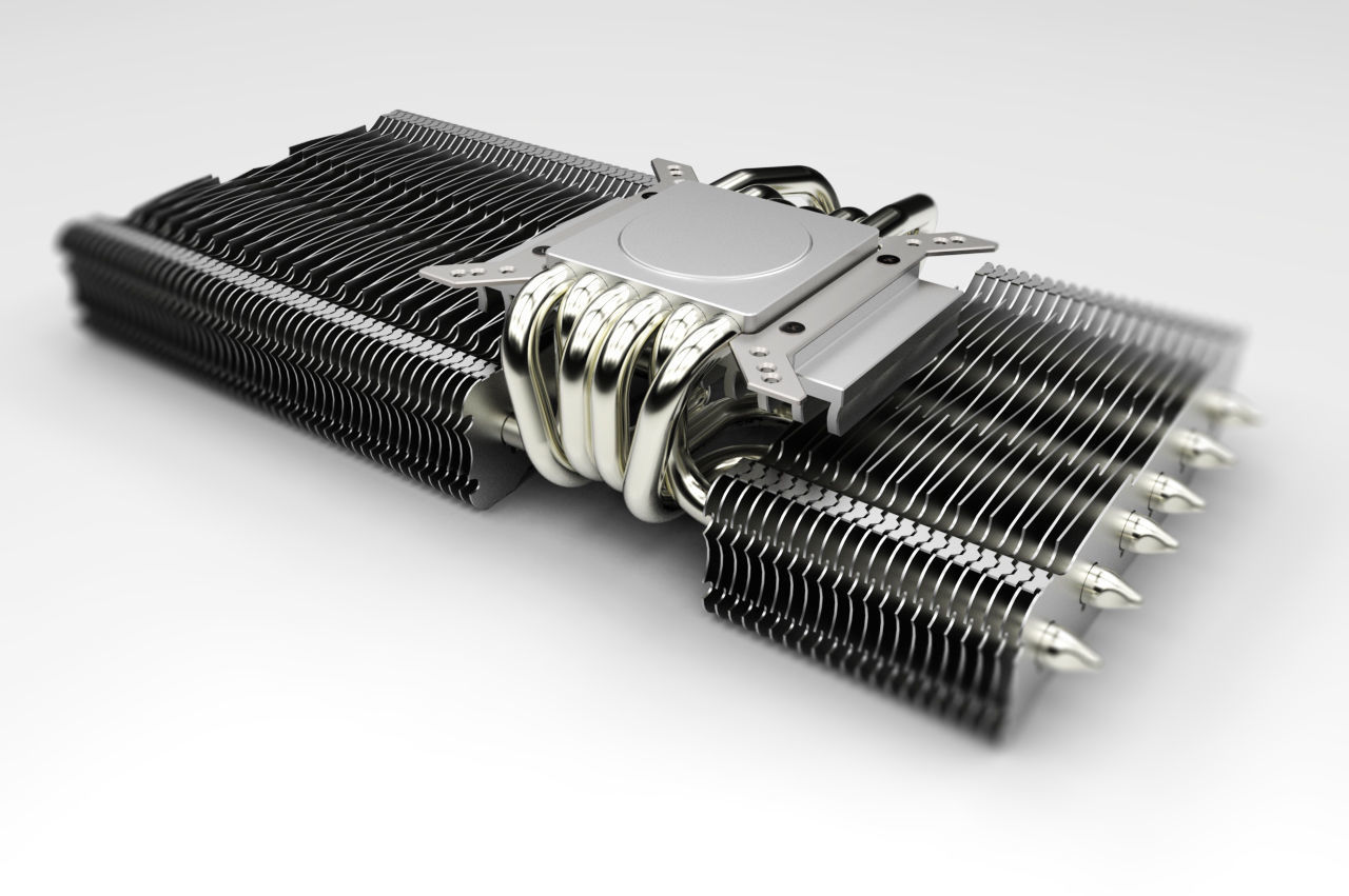 Alpenfohn Peter 2 GPU Cooler 3D model_3