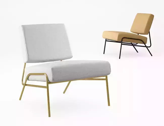 West Elm Wire Frame Slipper Chair