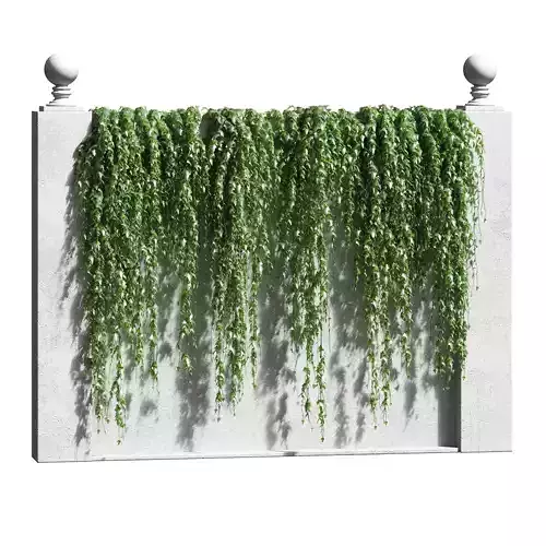 Ivy for the fence 3D model