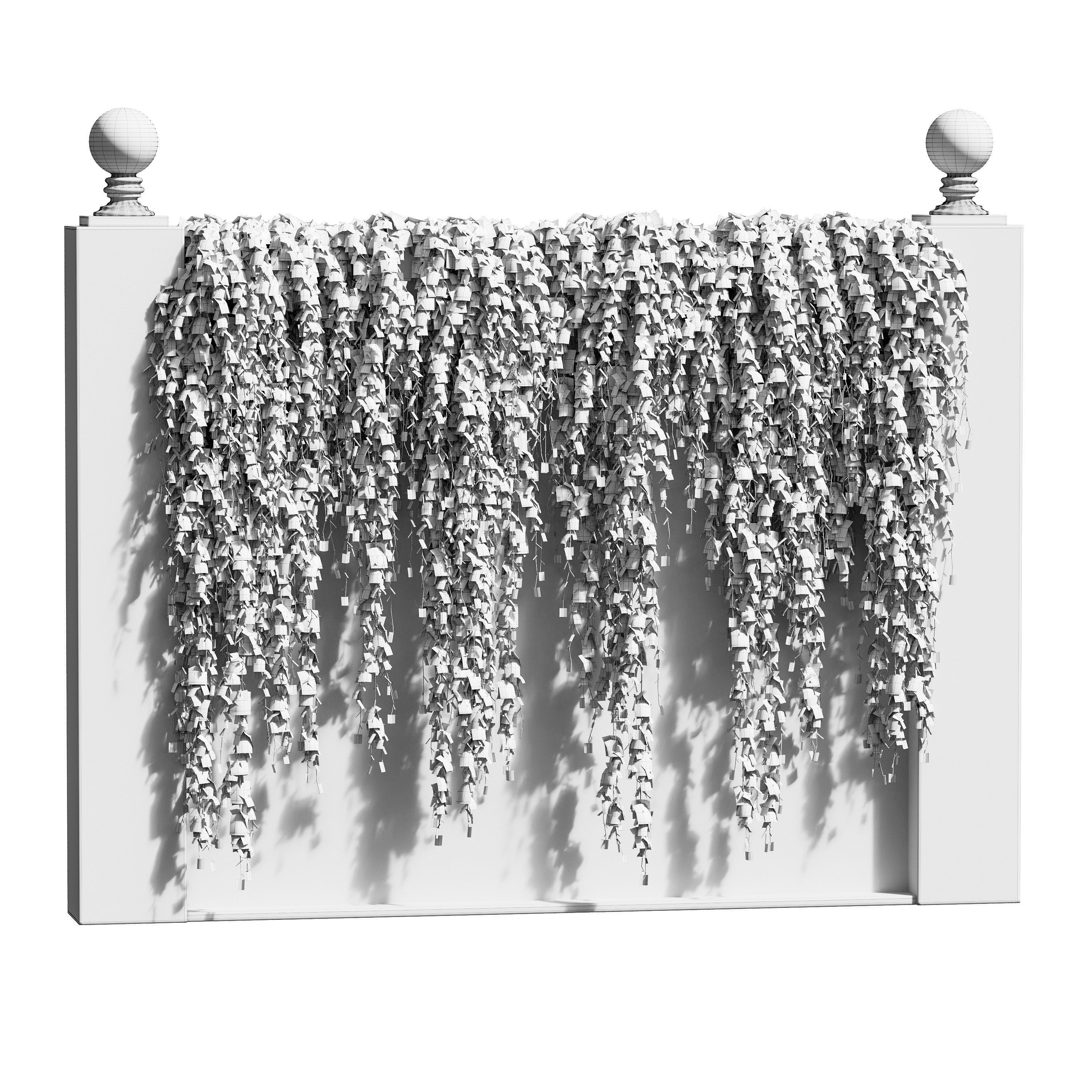 Ivy for the fence 3D model_3