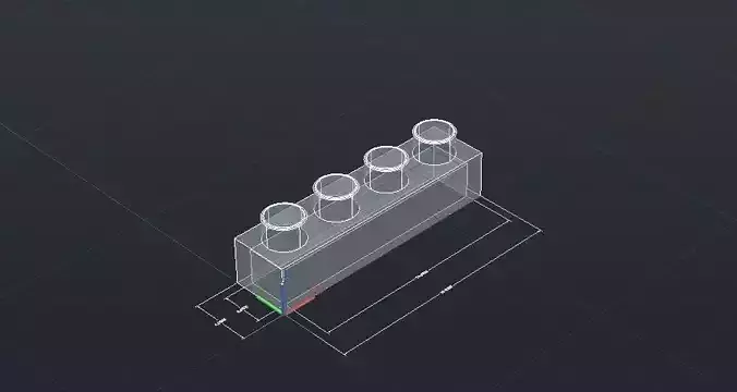 Print Block 1 by 4 Free 3D print model