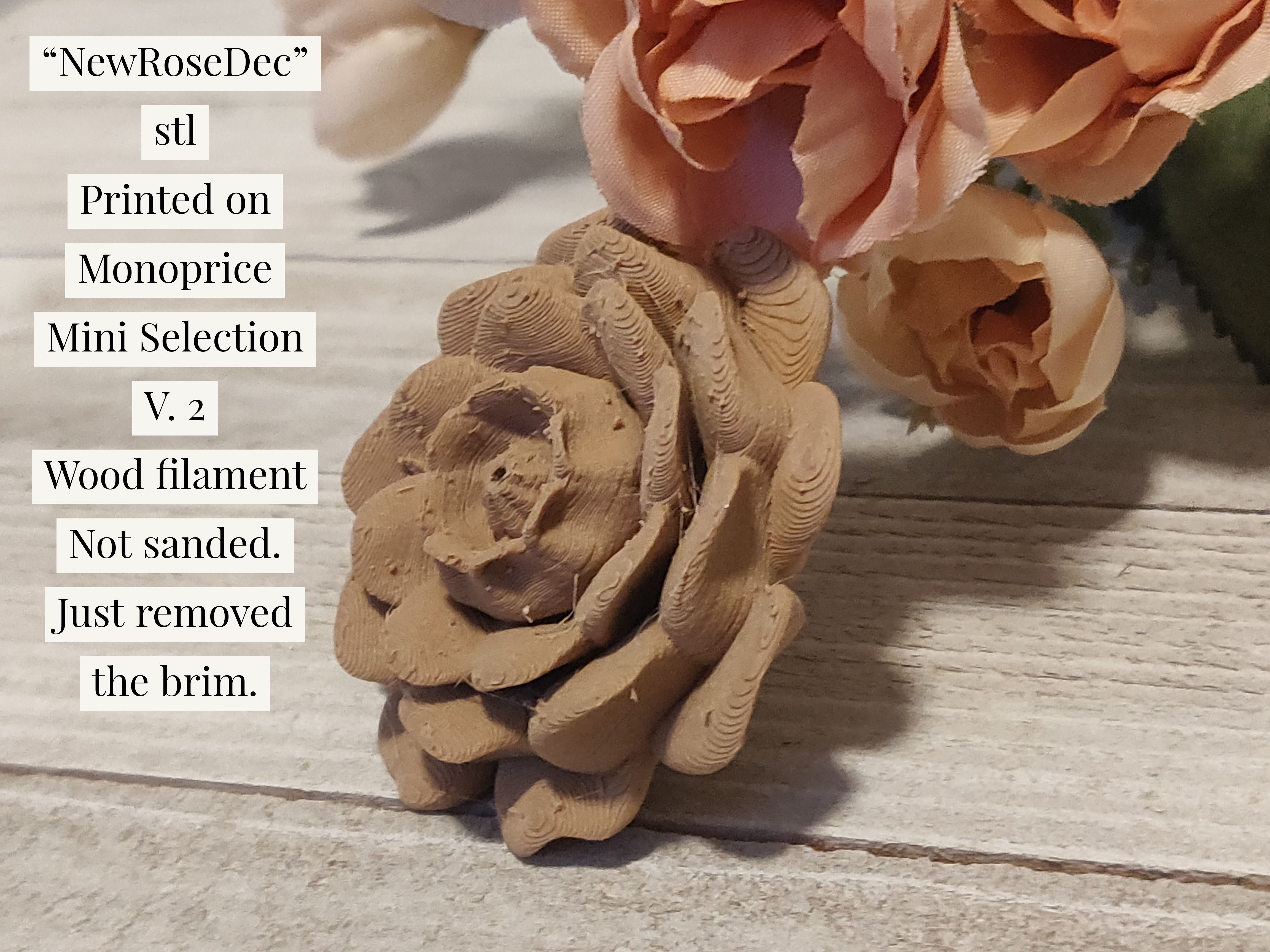 Christmas Rose 3D print model_5