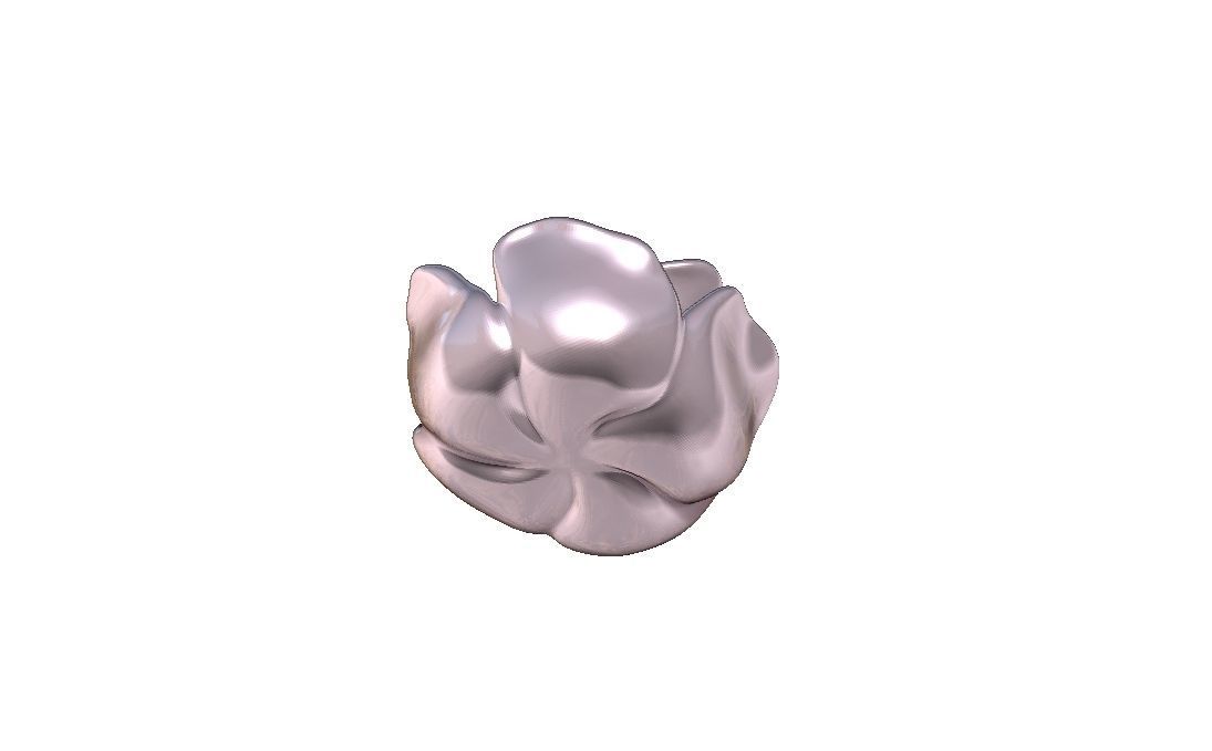 Christmas Rose 3D print model_11