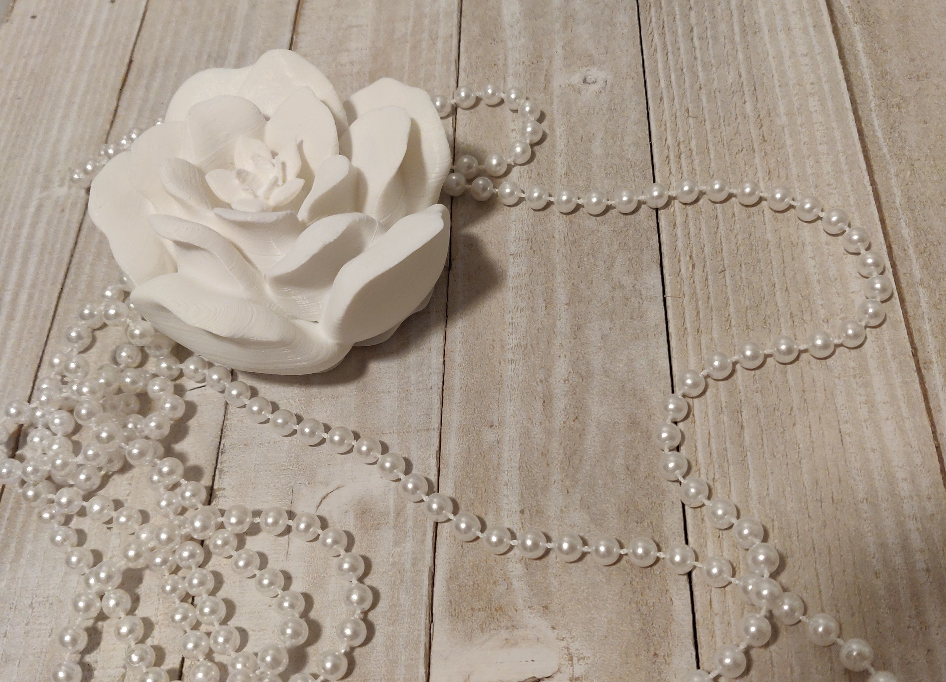 Christmas Rose 3D print model_4