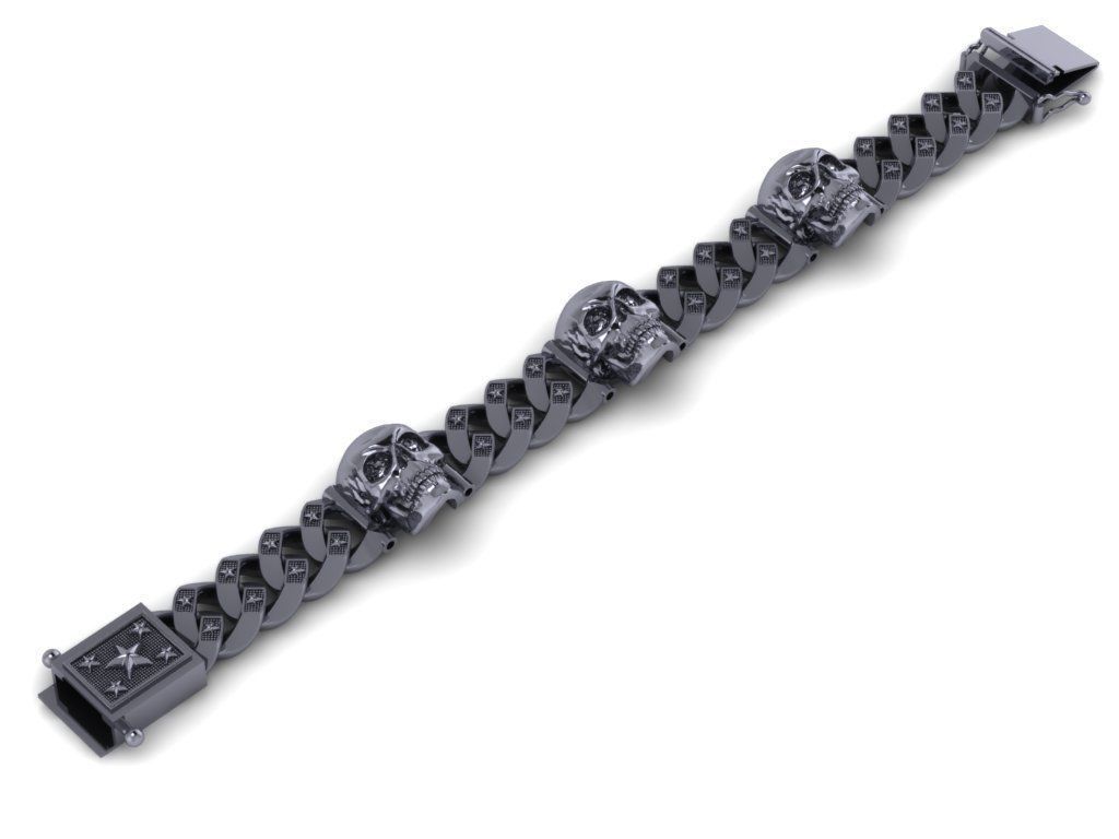 chain bracelets 08 3D print model_1