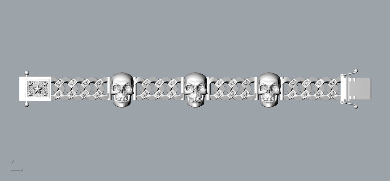 chain bracelets 08 3D print model_8