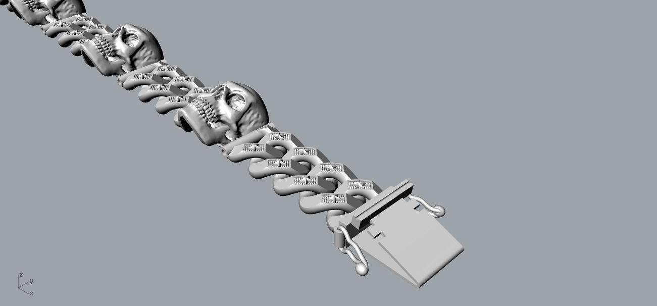 chain bracelets 08 3D print model_4