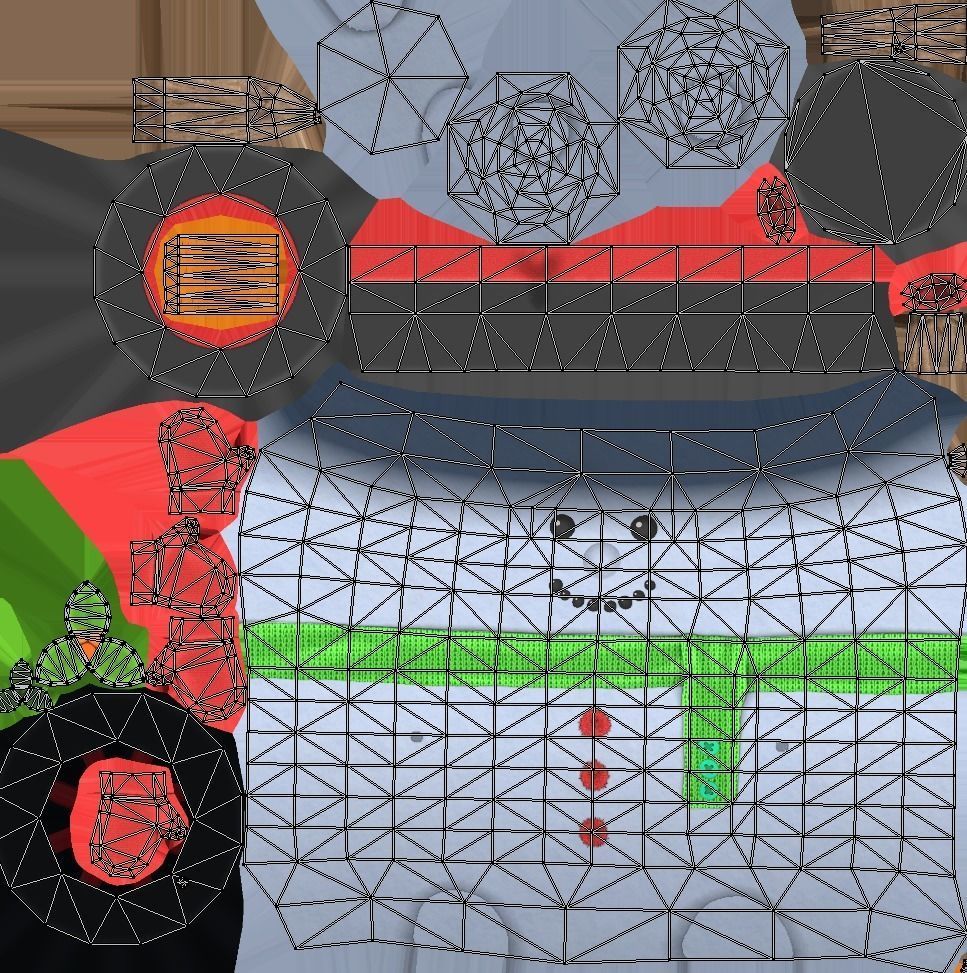 Snowmen Stylized Low-poly 3D model_11