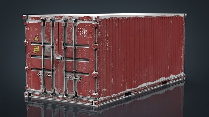CONTAINER RED 3D model