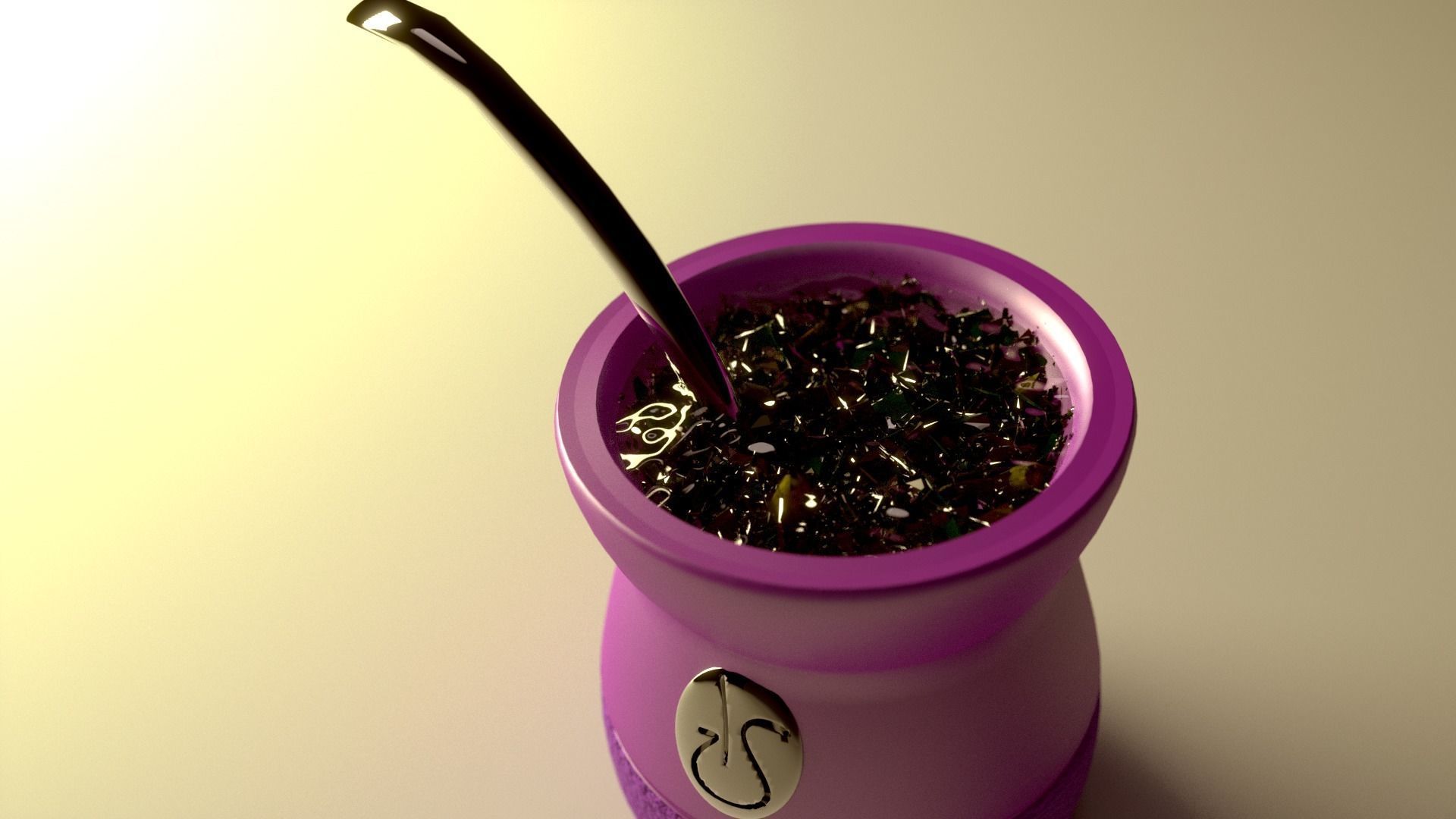 Plastic Mate cup 3D model_2