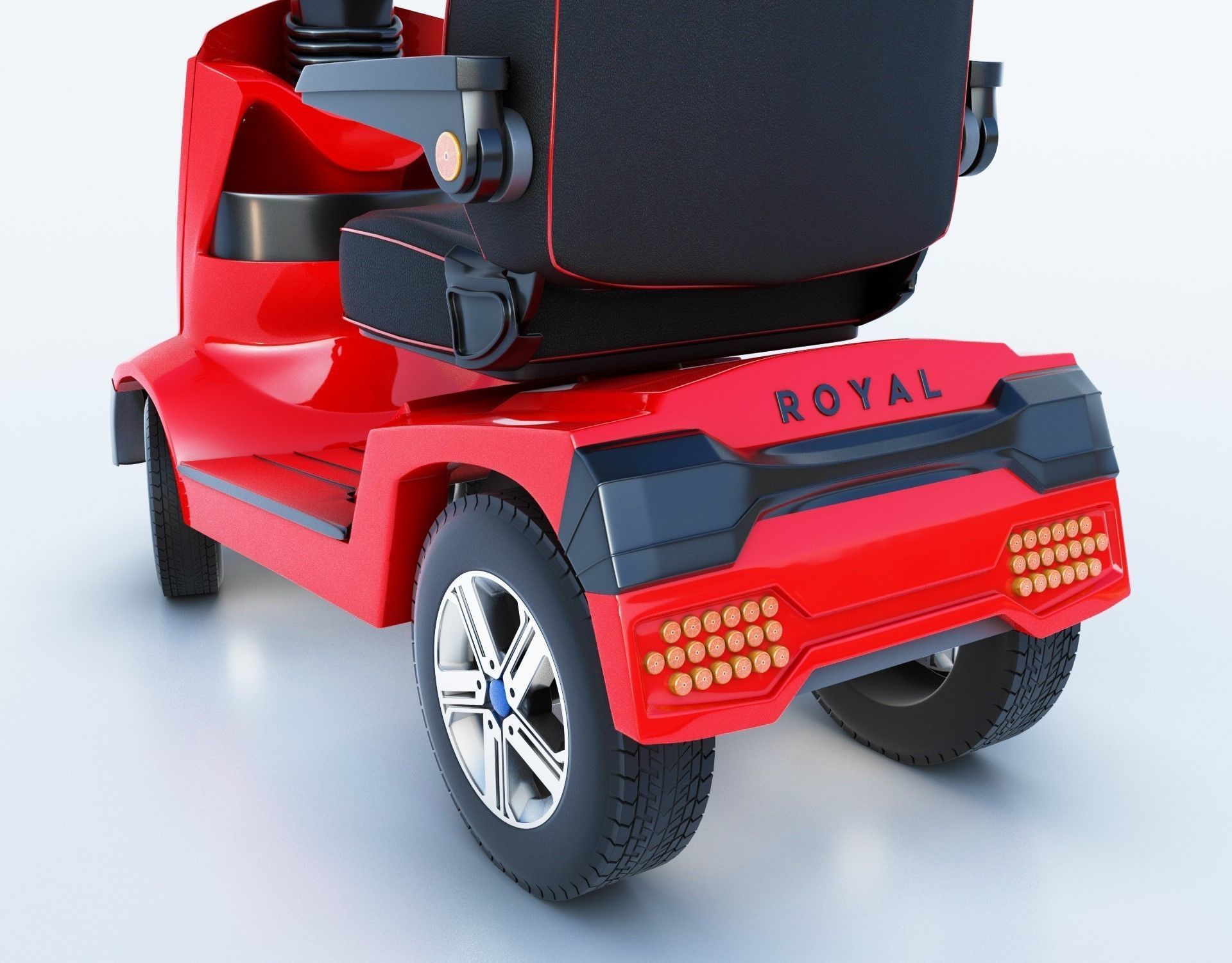 Royale Mobility Scooter 3D model_11