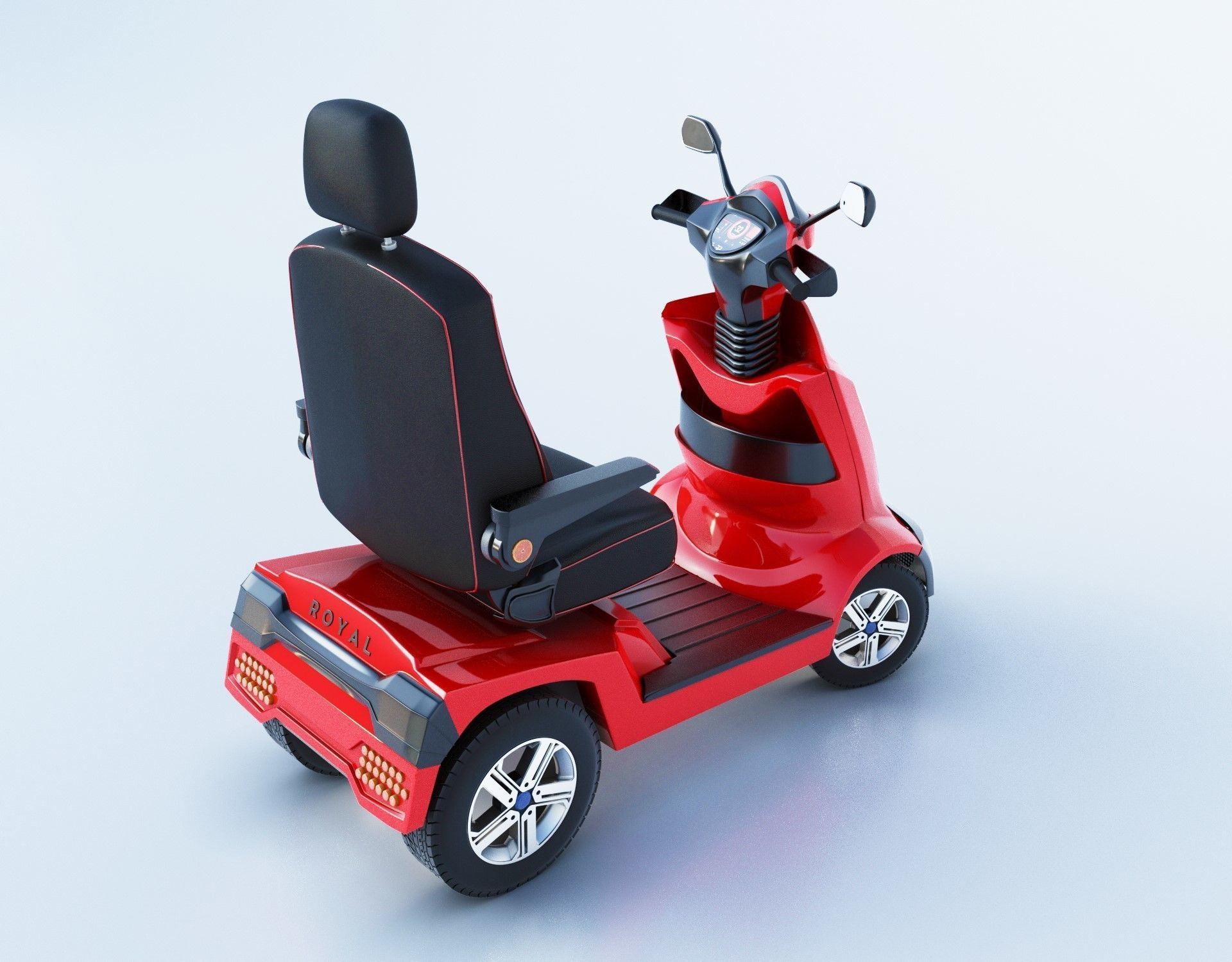 Royale Mobility Scooter 3D model_10