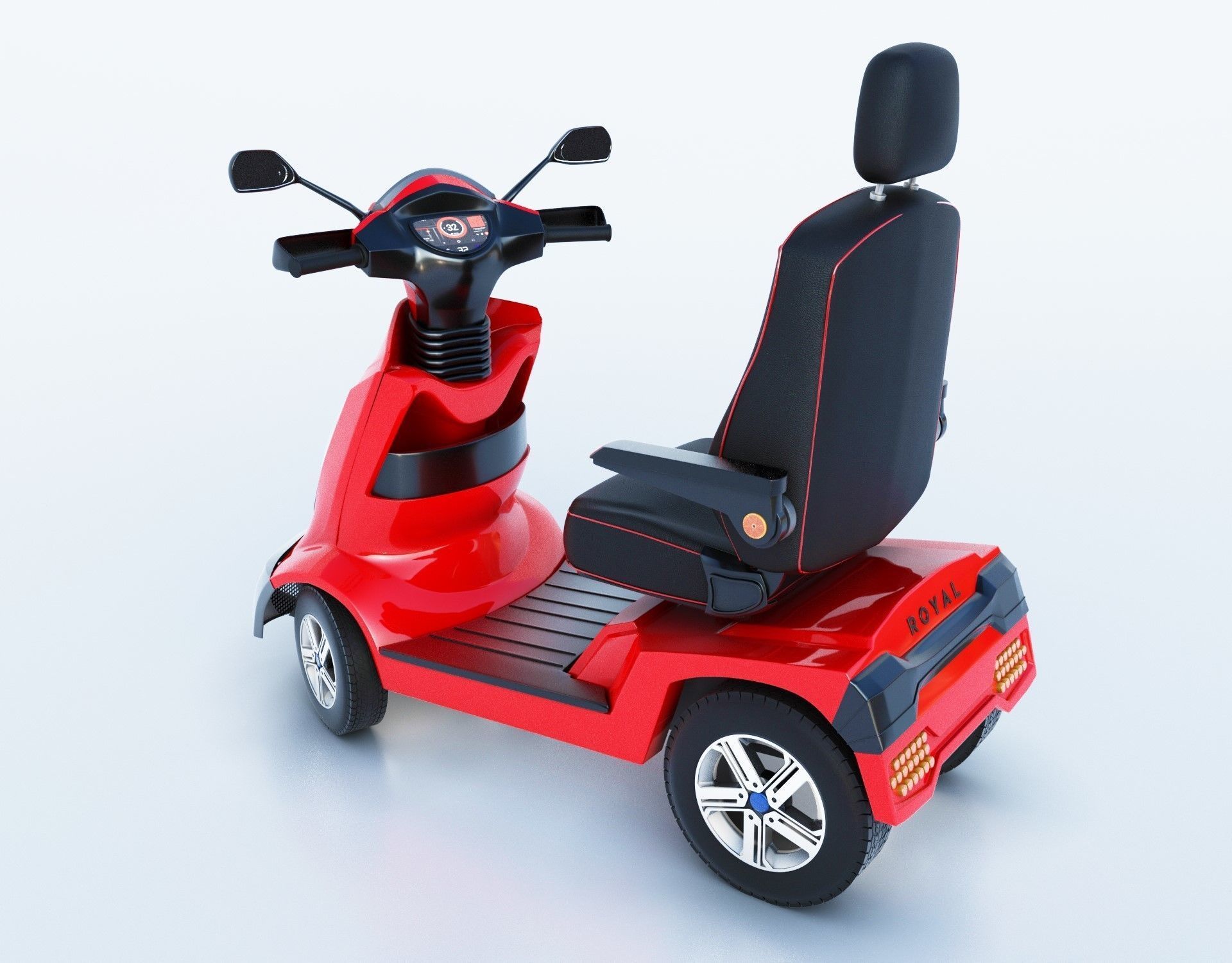 Royale Mobility Scooter 3D model_9