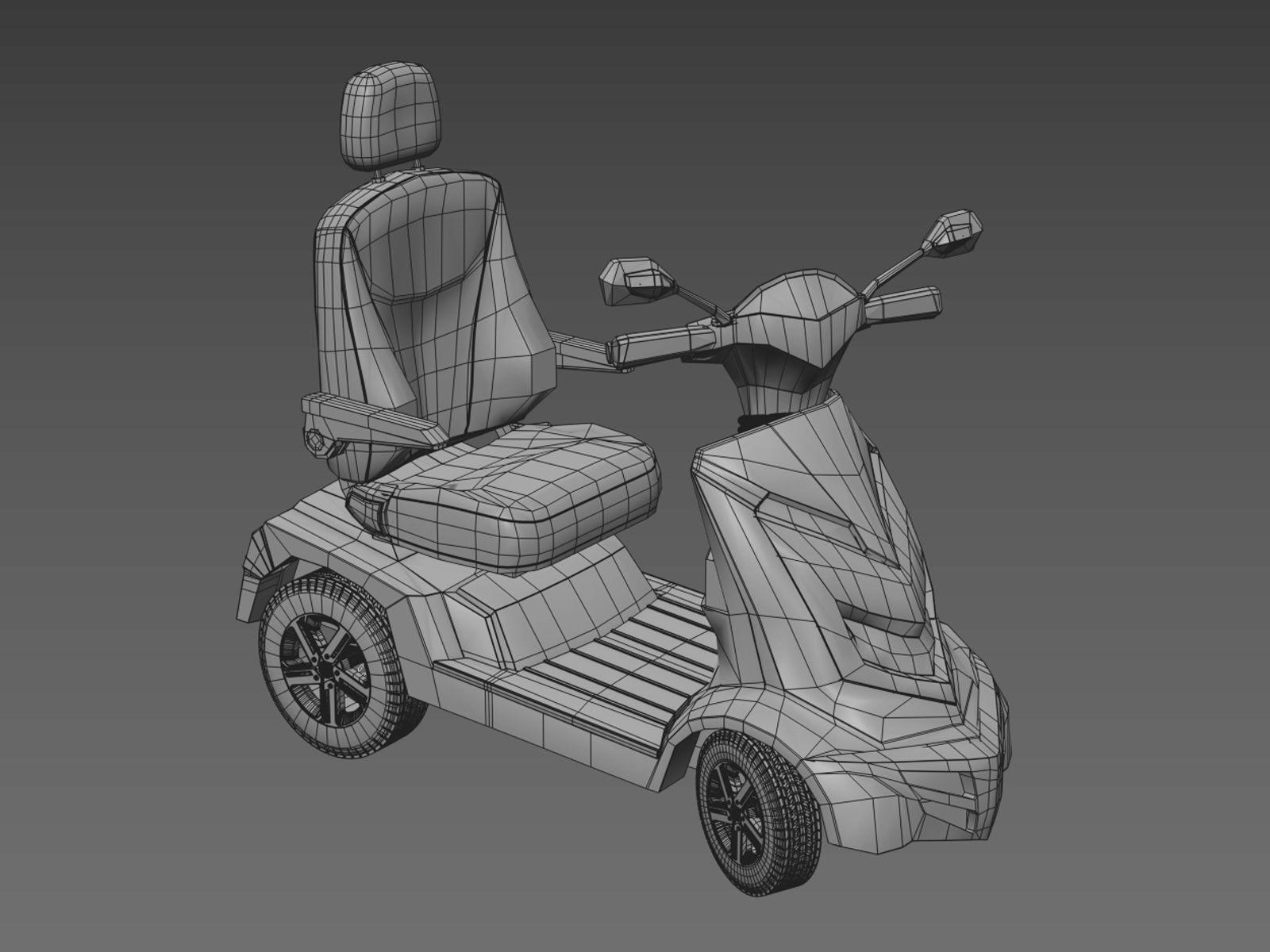 Royale Mobility Scooter 3D model_15