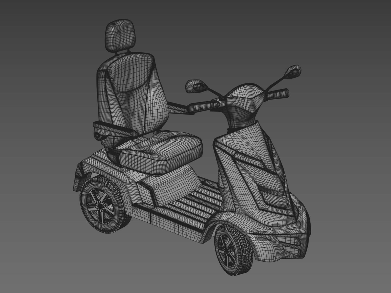Royale Mobility Scooter 3D model_16