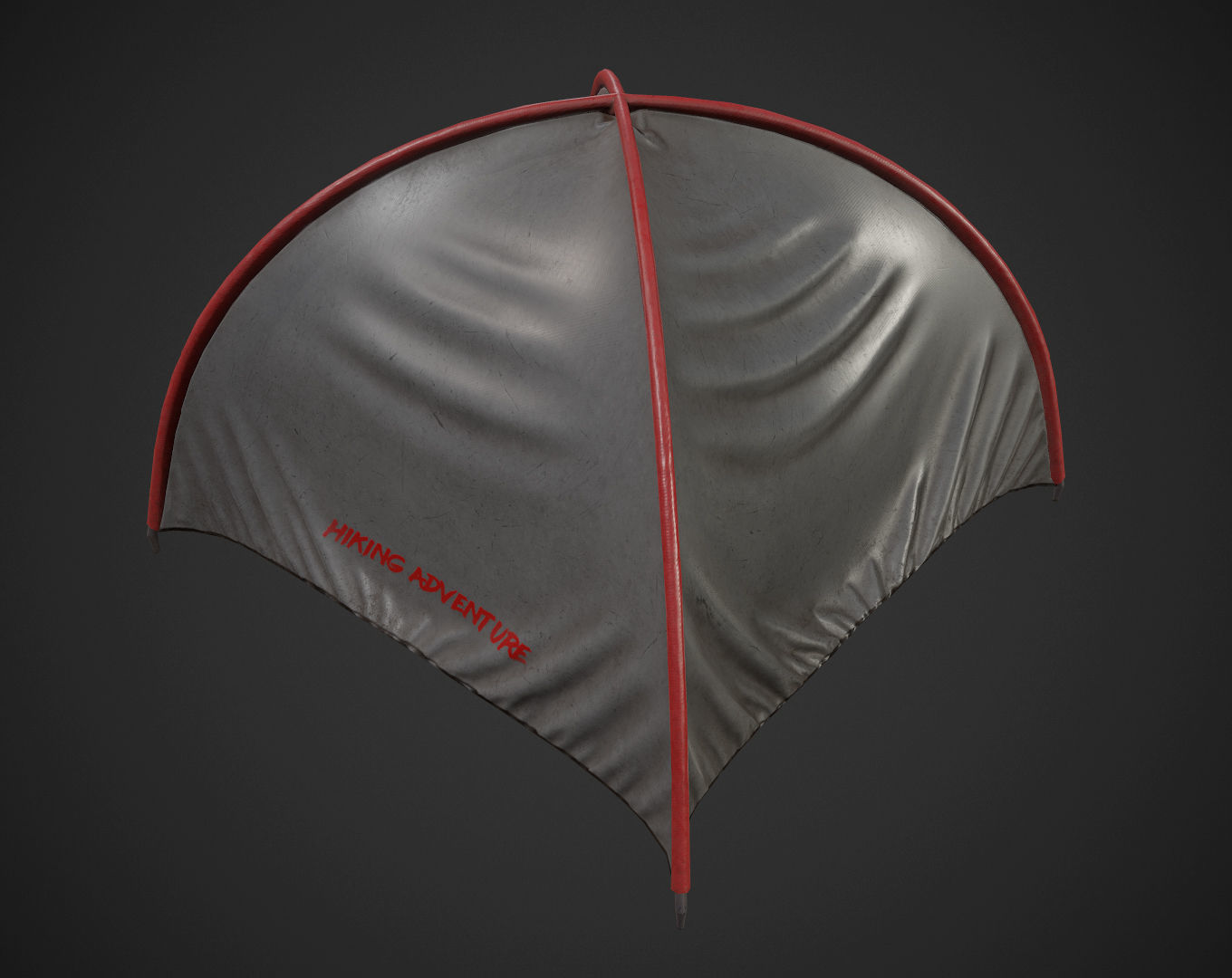 Tent pack Low-poly 3D model_3