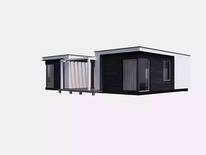 Modern brick House model