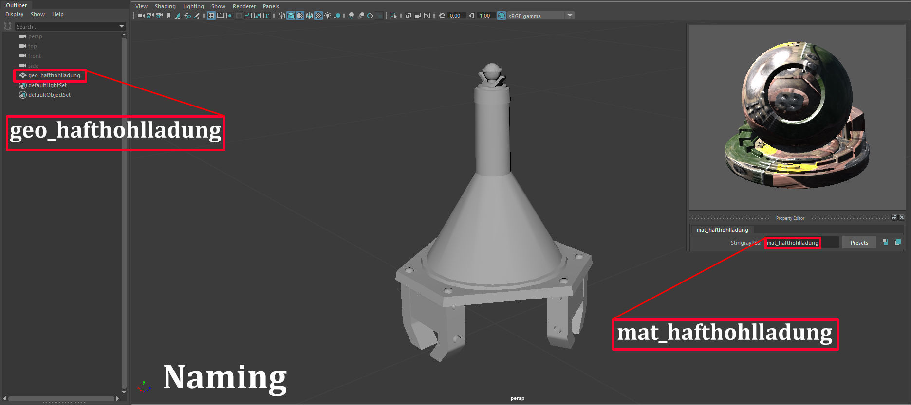 Antitank Grenade  Hafthohlladung Low-poly 3D model_7