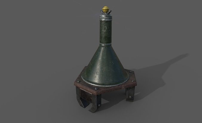 Antitank Grenade  Hafthohlladung Low-poly 3D model
