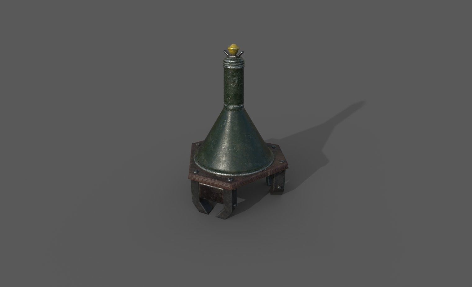 Antitank Grenade  Hafthohlladung Low-poly 3D model_1