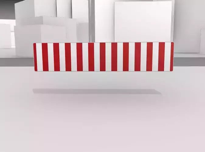 Construction Barrier Version 1 600-39 500x2400mm 