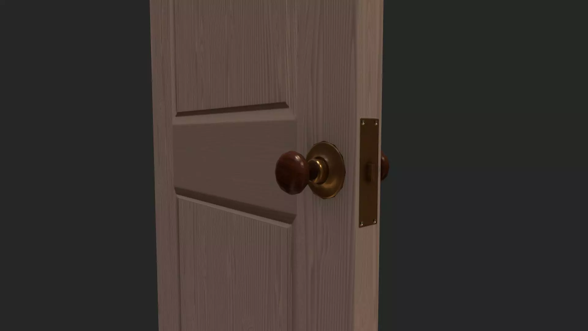 Game Ready Interior Doors Low-poly 3D model_0