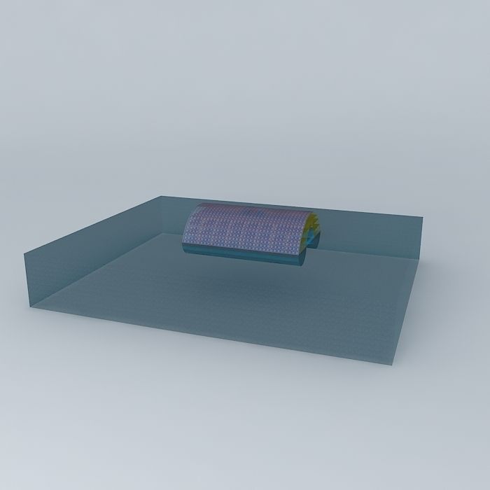 Ferry Boat 2 3D model_1