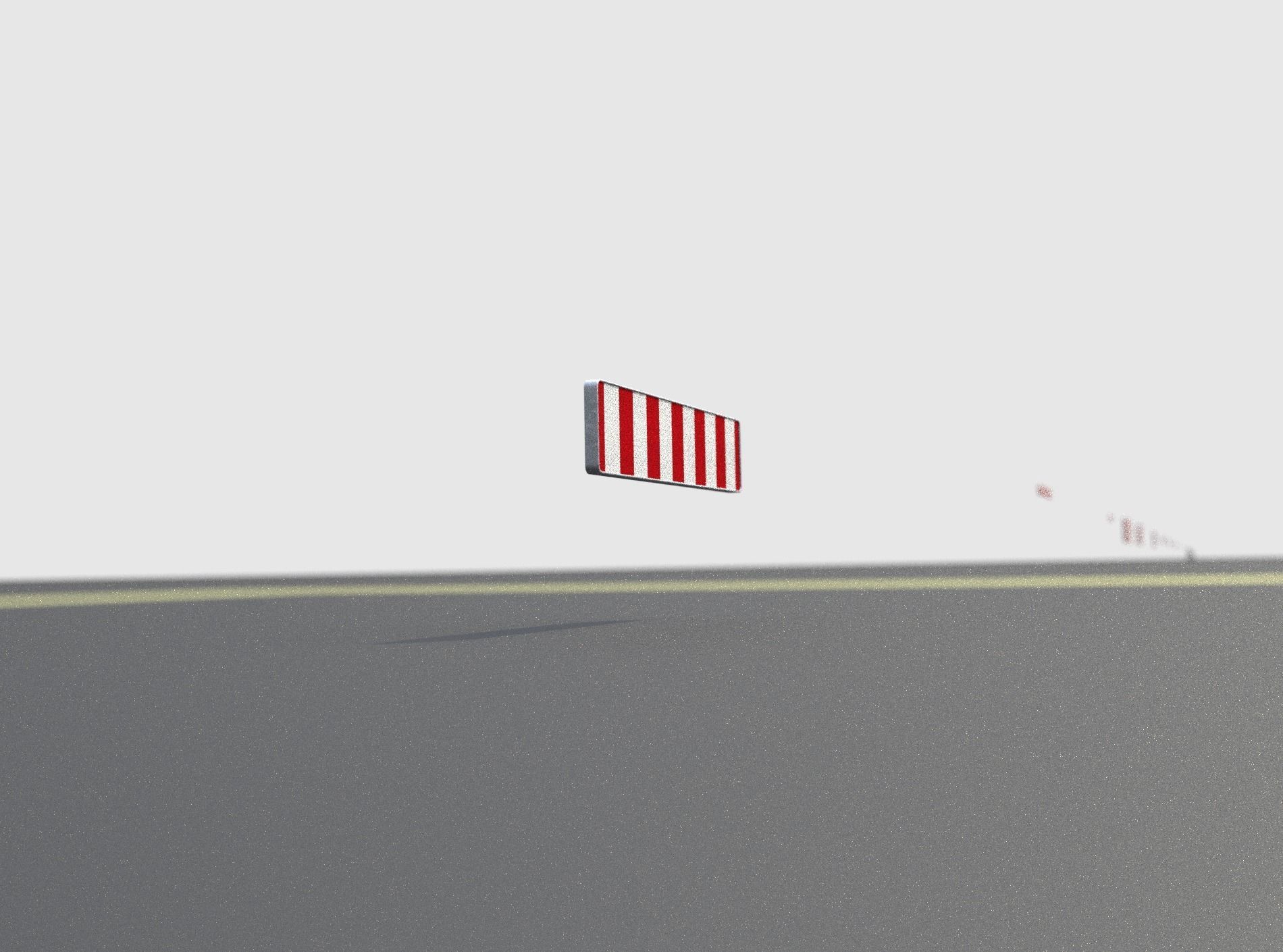 Construction Barrier Version 1 600-33 250x2400mm Low-poly 3D model_38