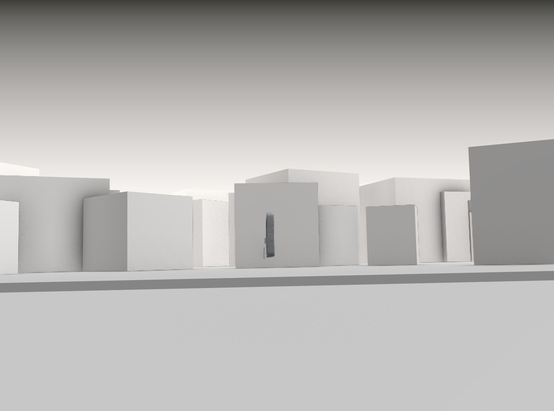 Construction Barrier Version 1 600-33 250x2400mm Low-poly 3D model_35