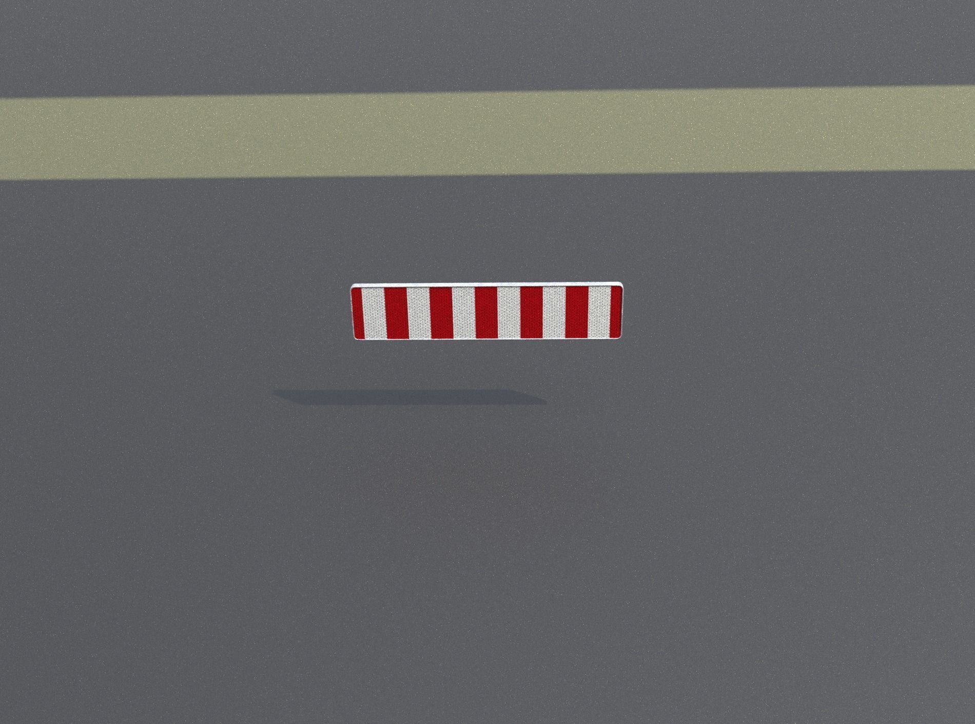 Construction Barrier Version 1 600-33 250x2400mm Low-poly 3D model_50