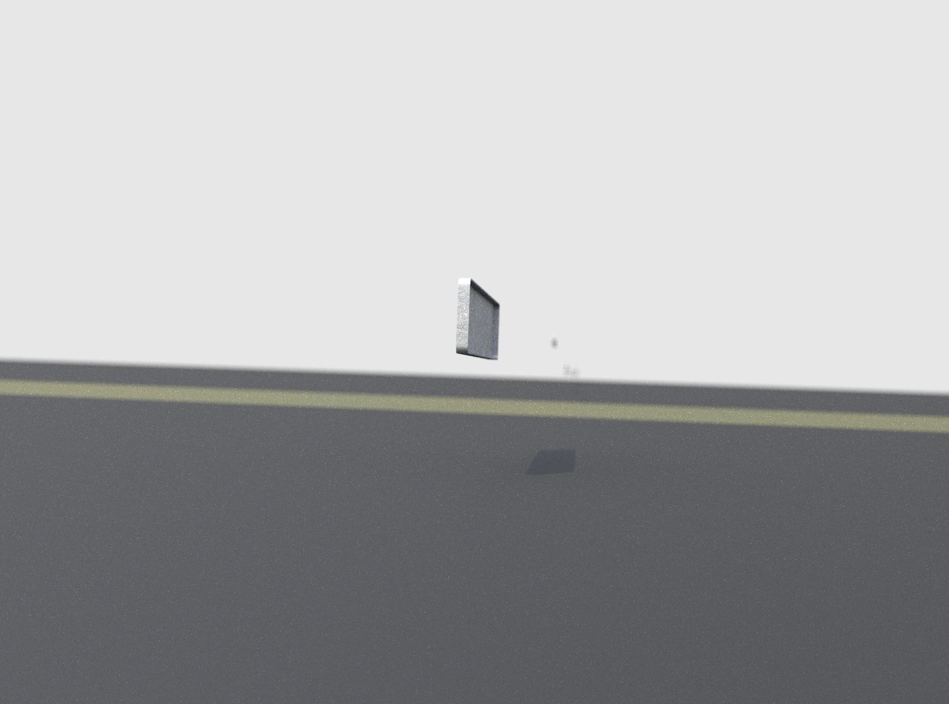 Construction Barrier Version 1 600-33 250x2400mm Low-poly 3D model_14