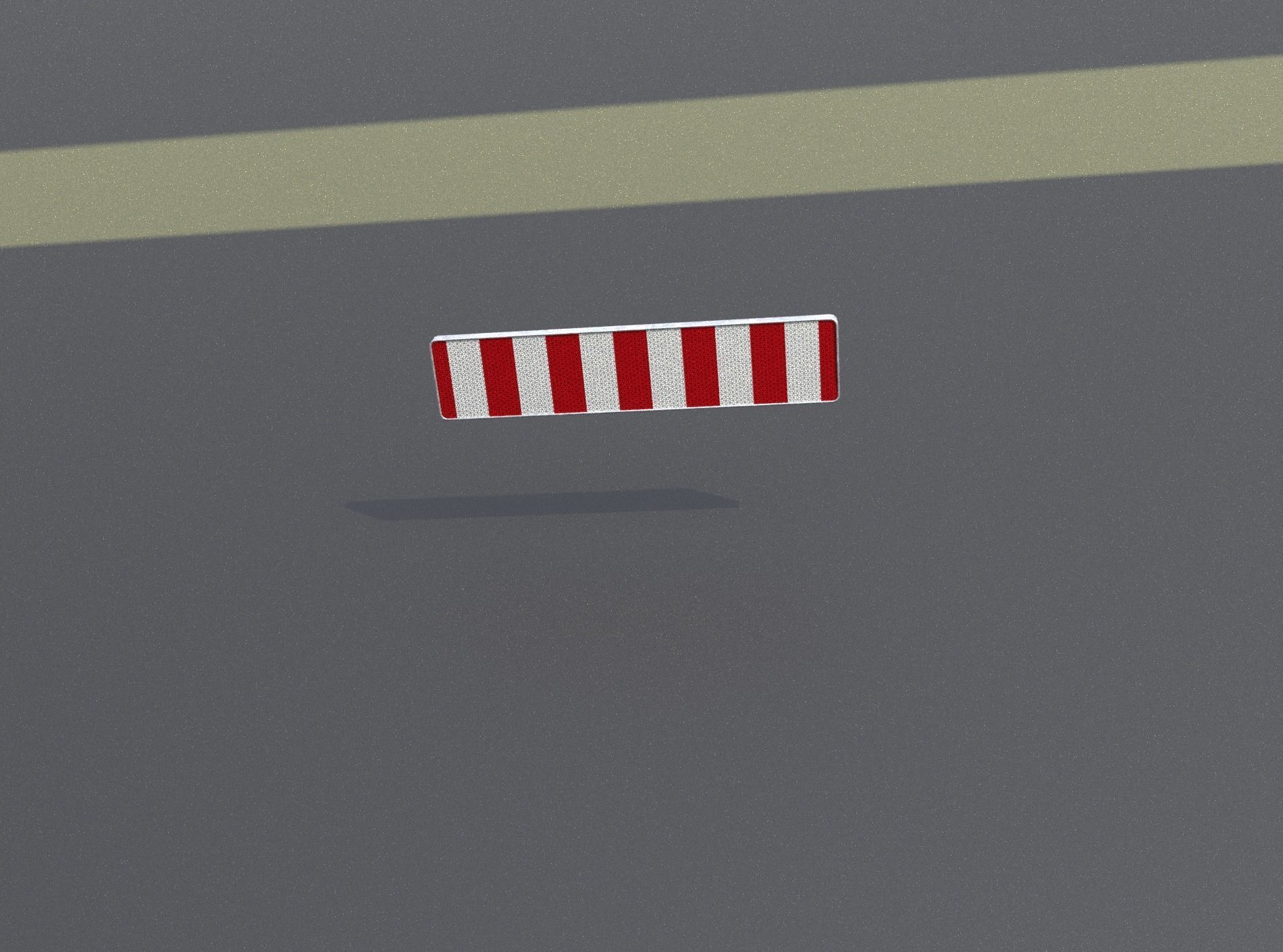 Construction Barrier Version 1 600-33 250x2400mm Low-poly 3D model_48