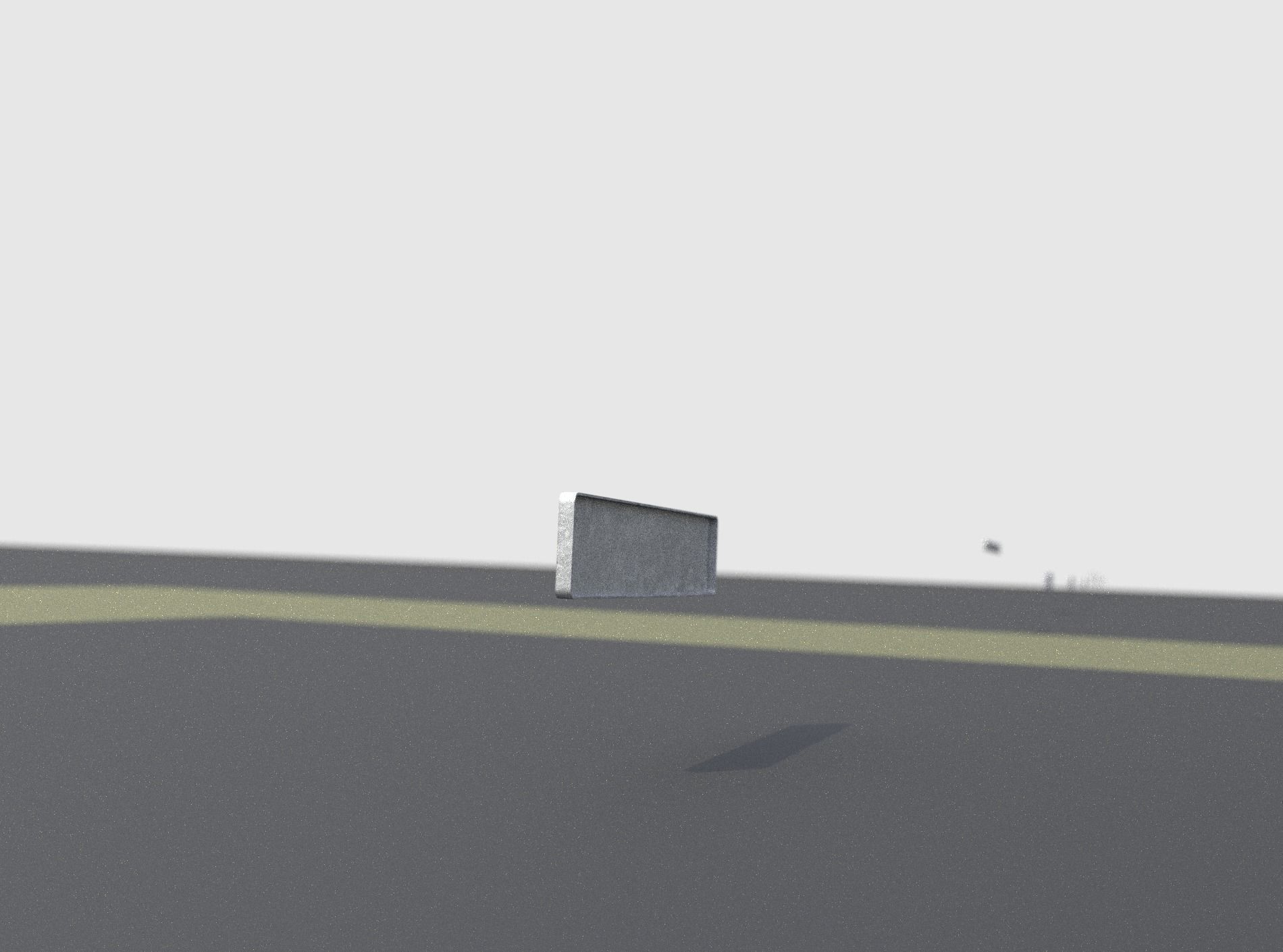 Construction Barrier Version 1 600-33 250x2400mm Low-poly 3D model_16