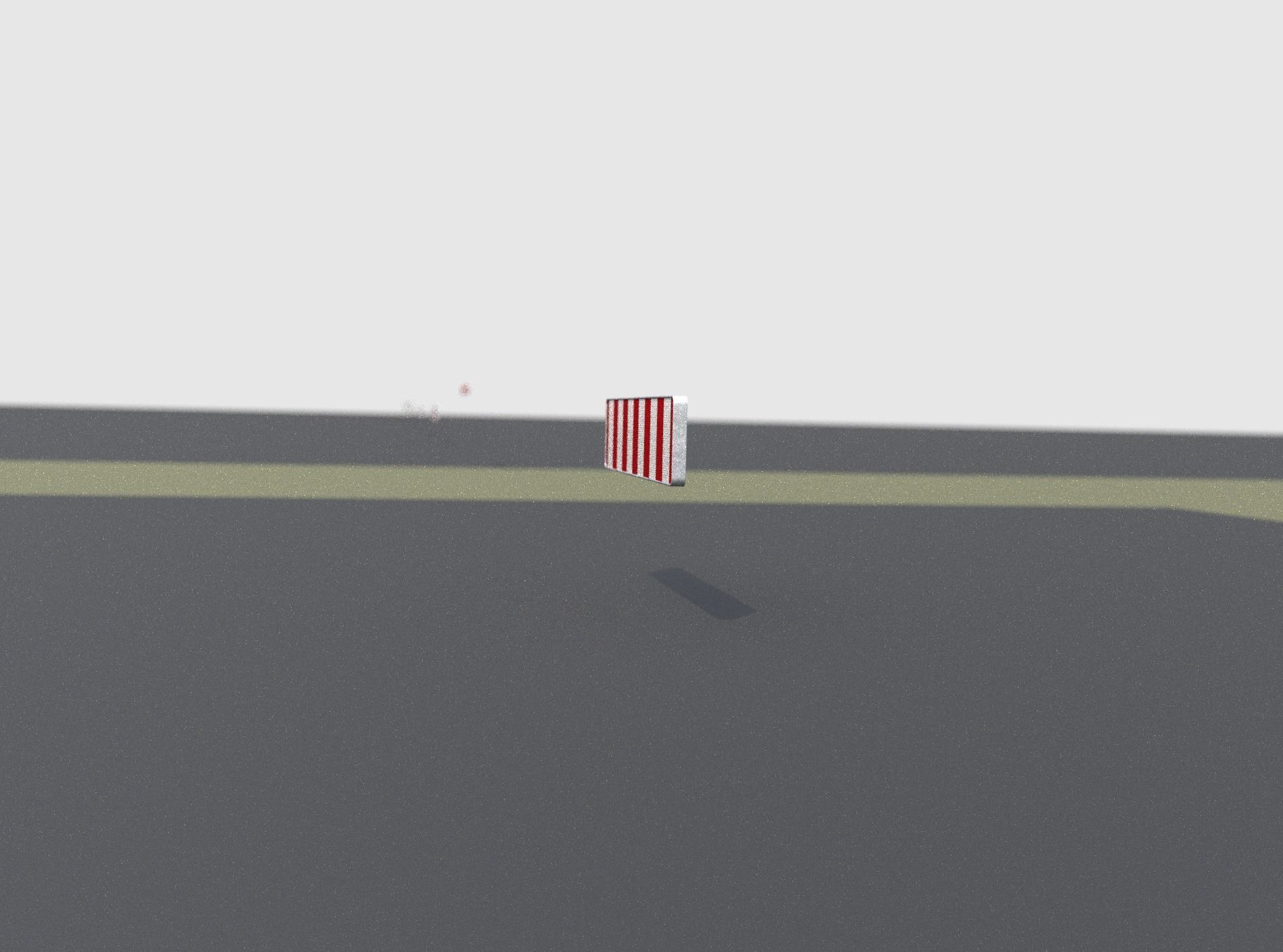 Construction Barrier Version 1 600-33 250x2400mm Low-poly 3D model_12